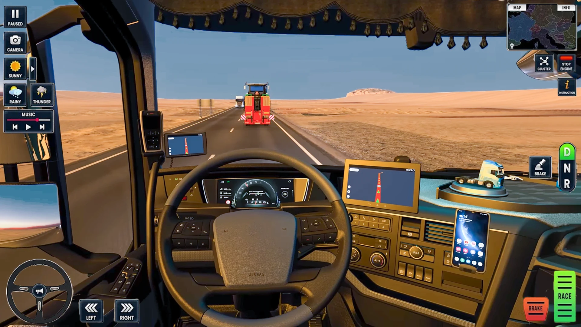 American Truck Trailor Game 3D screenshot