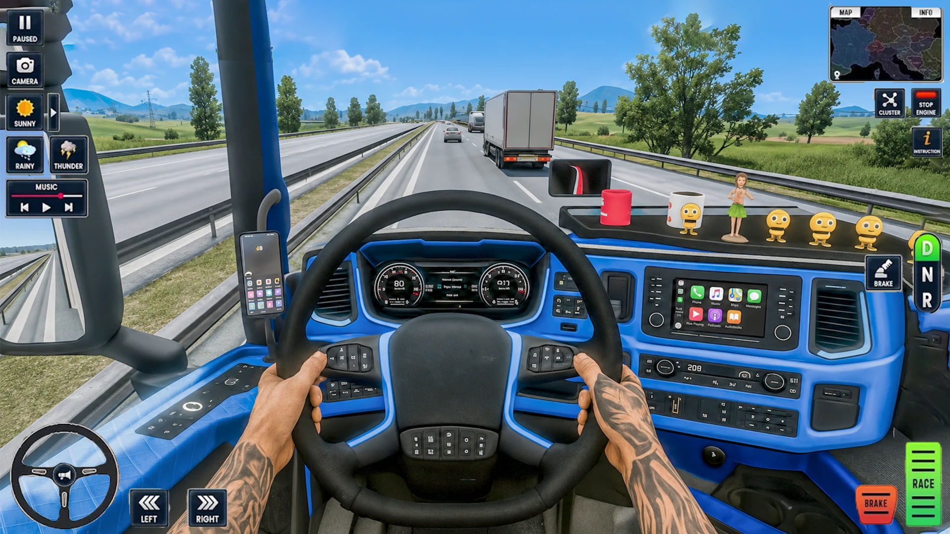 American Truck Trailor Game 3D screenshot