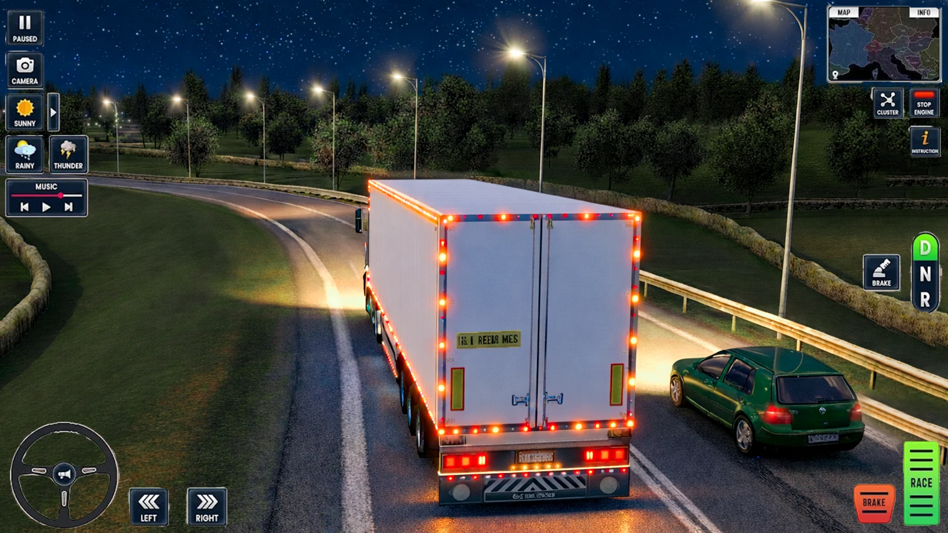 American Truck Trailor Game 3D screenshot